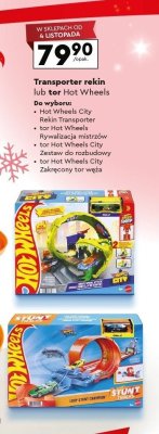 Tor Hot Wheels City Rekin transporter promocja w Biedronka