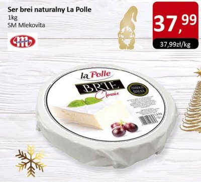 Ser brie naturalny La Polle SM Mlekovita promocja w Market Point
