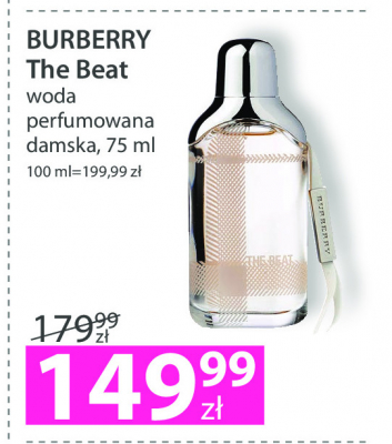 Woda perfumowana Burberry the beat for women promocja
