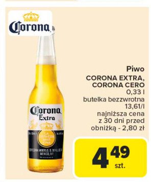 Piwo Corona Extra promocja
