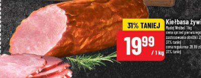 Kiełbasa żywiecka K-classic stąd takie dobre! promocja w POLOmarket