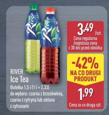 Napój Ice Tea czarna z cytryną promocja w Aldi