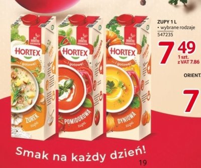 Zupa Pomidorowa Hortex promocja w Selgros