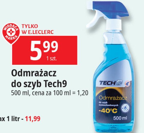 Odmrażacz do szyb - 40 c Tech9 promocja