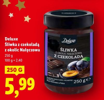 Śliwka z czekoladą z okolic Nałęczowa promocja w Lidl
