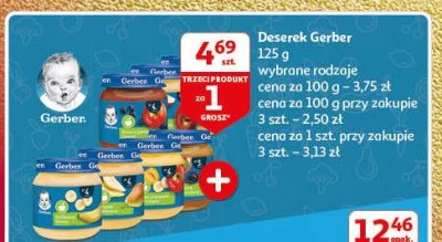 Deserek jabłuszka z morelami Gerber promocja