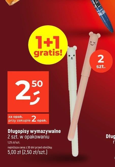 Długopis wymazywalny promocja