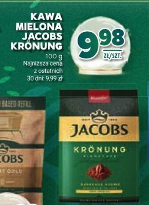 Kawa mielona Jacobs Kronung promocja w Stokrotka