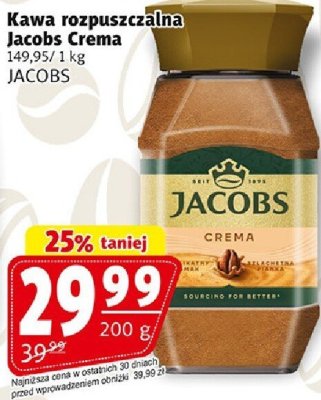 Kawa rozpuszczalna Jacobs Crema promocja w Prim Market