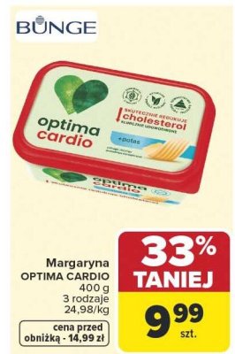 Margaryna OPTIMA CARDIO promocja w Carrefour
