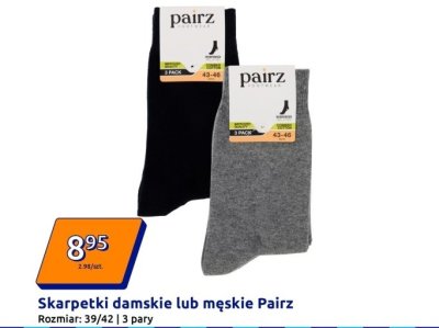 Skarpetki damskie lub męskie 3 pary promocja w Action