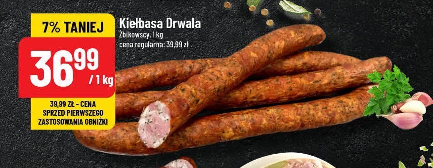 Kiełbasa drwala Żbikowscy promocja