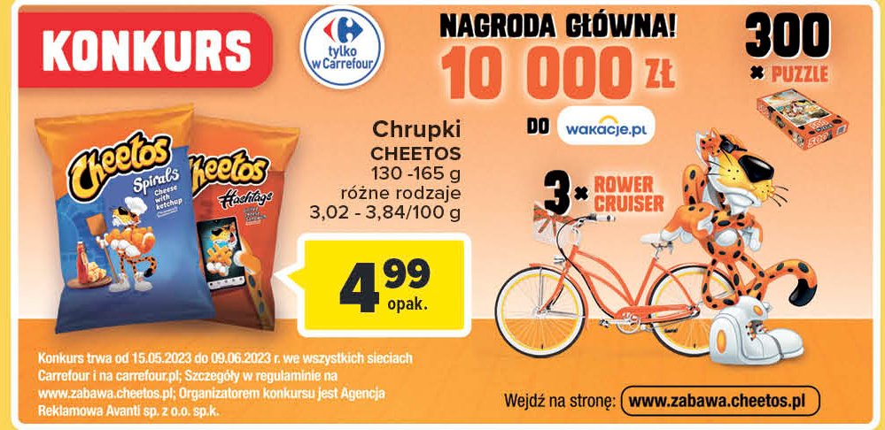 Chrupki tost z serem Cheetos Frito lay cheetos promocja