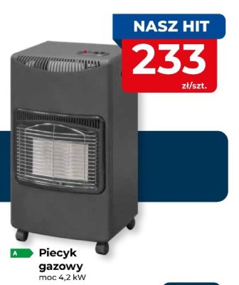 Piecyk gazowy, moc 4,2 kW promocja w PSB Mrówka