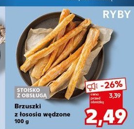 Brzuszki z łososia wędzonego promocja w Kaufland