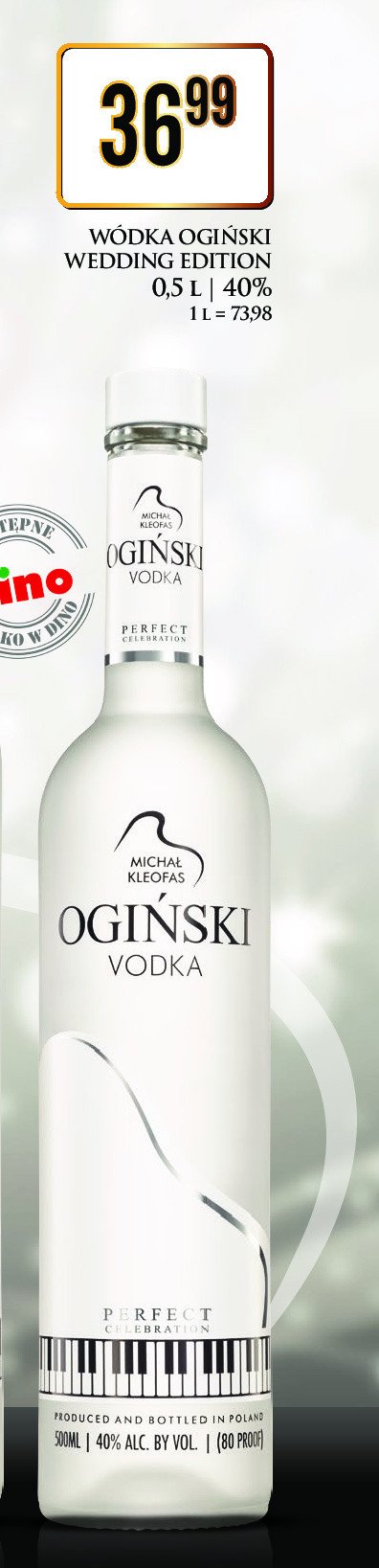 Wódka wedding edition Ogiński vodka promocja