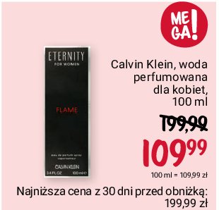 Woda perfumowana CALVIN KLEIN ETERNITY FLAME promocja