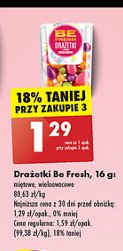 Drażetki owocowe Be fresh promocja