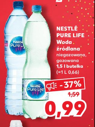 Woda niegazowana Nestle pure life promocja