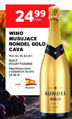 Wino RONDEL GOLD CAVA promocja