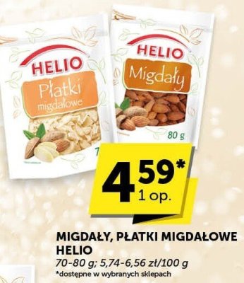 Płatki migdałowe Helio promocja w ABC