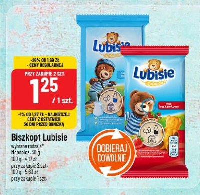 Biszkopt Lubisie wybrane rodzaje promocja w POLOmarket
