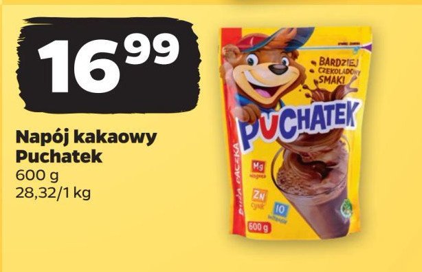 Napój kakaowy Puchatek promocja