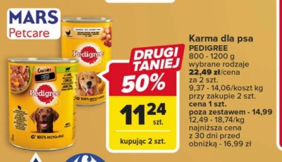 Karma dla psa z jagnięciną w sosie Pedigree promocja