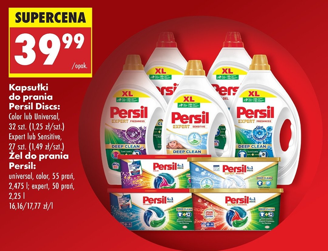 Żel do prania sensitive Persil expert promocja