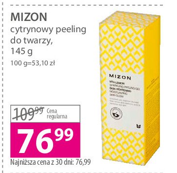 Peeling do twarzy cytrynowy MIZON VITA LEMON promocja