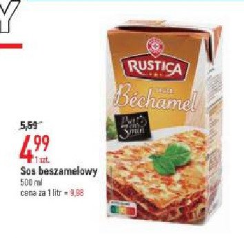 Sos beszamelowy Wiod膮ca marka rustica promocja