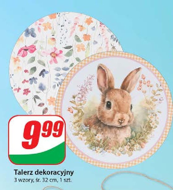 Talerz dekoracyjny 32 cm promocja w Dino