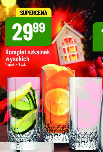 Szklanki wysokie promocja w POLOmarket