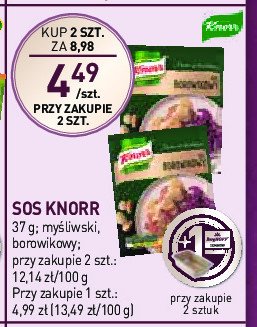 Sos myśliwski Knorr menu ze smakiem promocja