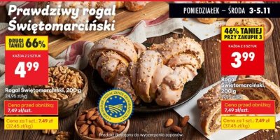 Rogal Świętomarcińiski 200g promocja w Biedronka