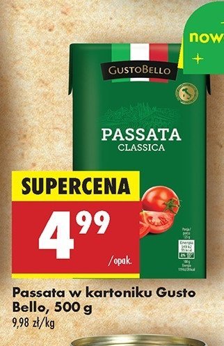 Passata classica Gustobello promocja w Biedronka