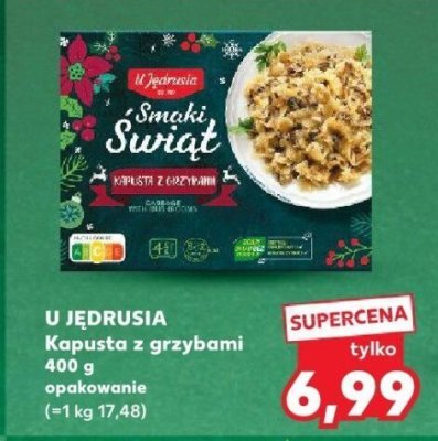 Kapusta z grzybami U JĘDRUSIA promocja w Kaufland