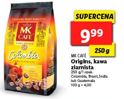 Kawa Mk cafe india promocja