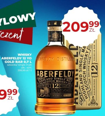 Whisky Aberfeldy 12 YO Gold Bar 0,7L promocja w Duży Ben