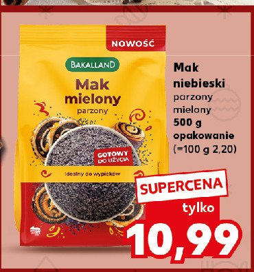 Mak niebieski Bakalland promocja