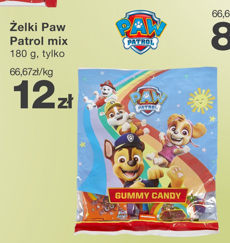 Żelki paw patrol promocja