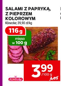 Salami z papryką Konecke promocja