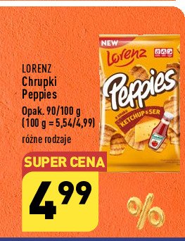 Chrupki ketchup & ser Lorenz peppies promocja