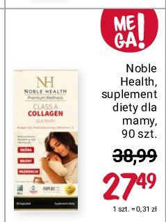 Suplement class a collagen dla mamy Noble health promocja