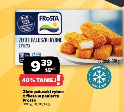 Złote paluszki rybne z fileta w panierce  promocja w Netto