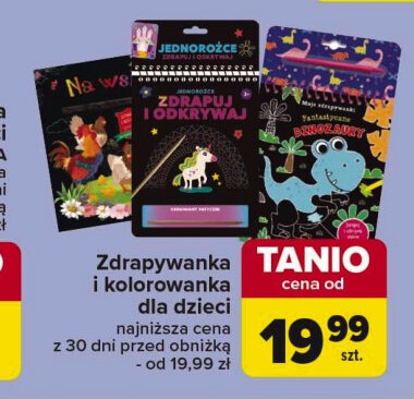 Zdrapywanka dinozaury promocja