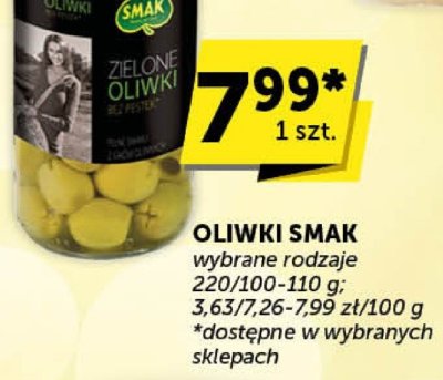 Oliwki Smak wybrane rodzaje promocja w ABC