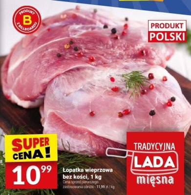 Łopatka wieprzowa bez kości, 1 kg promocja w Twój Market