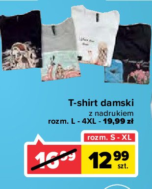 T-shirt damski l-4xl promocja