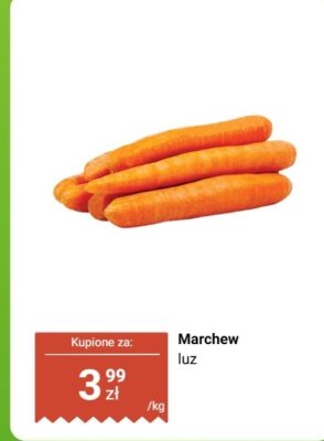 Marchew luz promocja w Biedronka